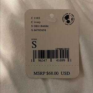 Ivory Garment Size S